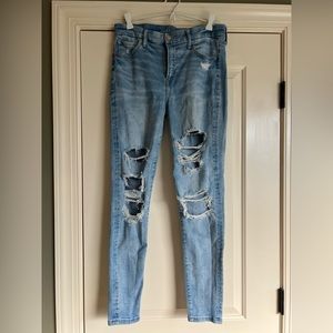 American Eagle High Rise Jeggings Size 10.